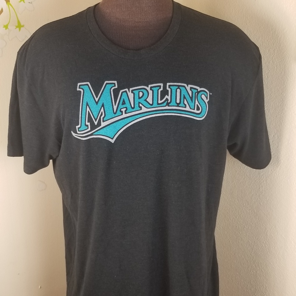 Vtg Marlins Homage made in USA single stitch